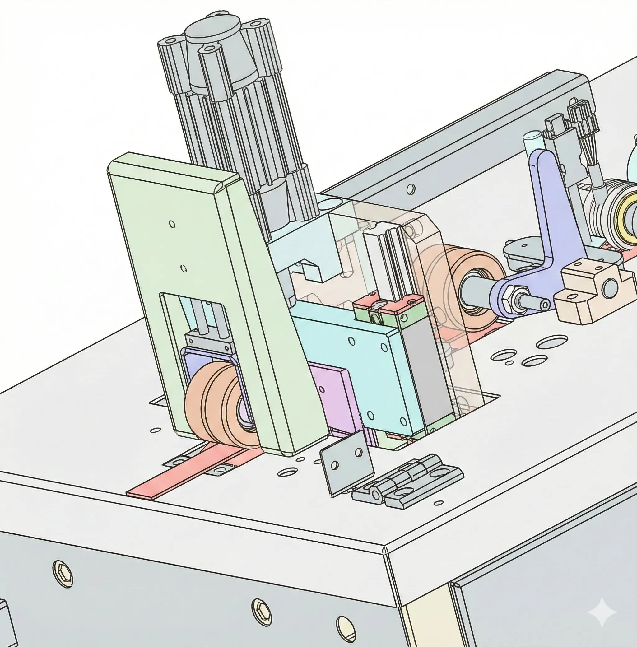 Detalle sistema de tracción