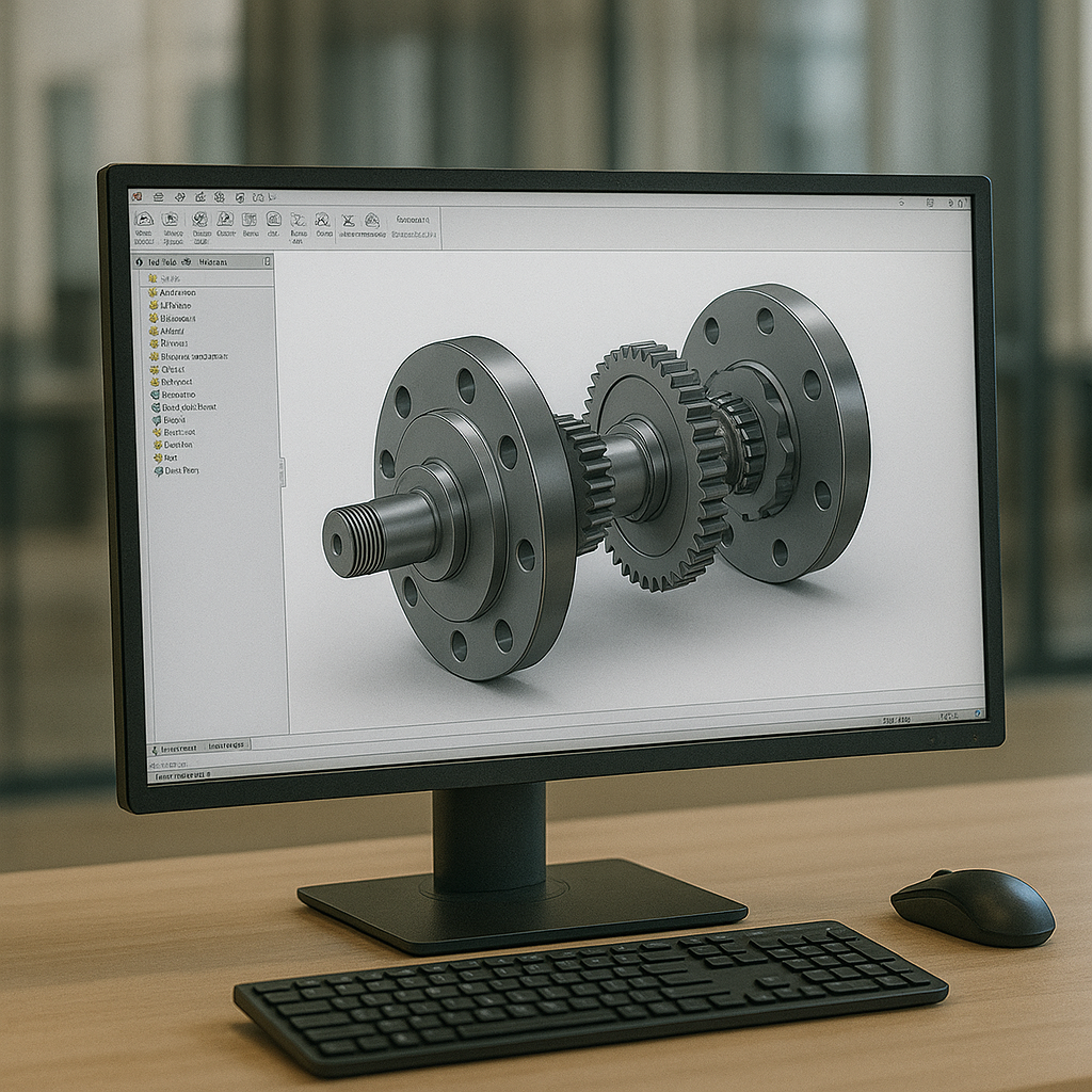 Diseño CAD 3D de piezas y mecanismos